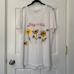 Free People | Wildflower linen tee
